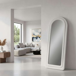 Hanah Home Espejo Cheval Crema